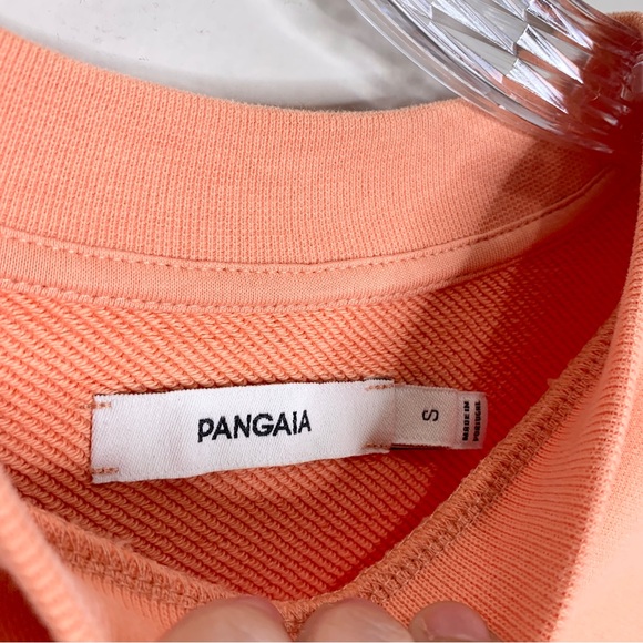 Pangaia 365 Midweight Set: Crew Sweatshirt & Shorts (Sz S/XS) Peach Perfect - Picture 9 of 16